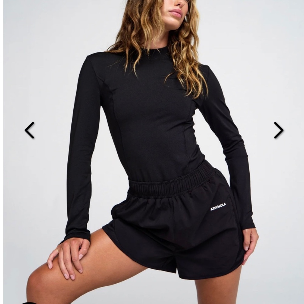 Adanola Women’s Black Running Shorts